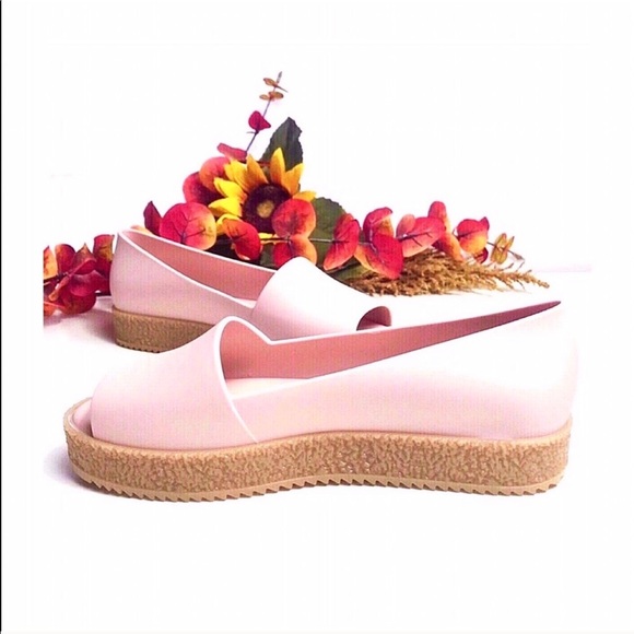 Melissa Shoes - SALE! NWT Melissa Puzzle Blush Platform Sandal